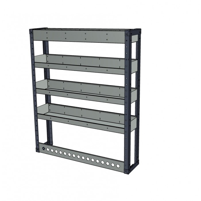 Van Shelving Unit 1200h x 1000w x 335d - 4 Shelf - MSU12134